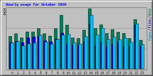 Hourly usage for October 2026